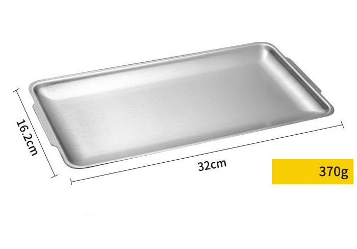 Dĩa inox đựng topping đồ nướng đồ chiên, topping lẩu trưng bày thức ăn KRP001