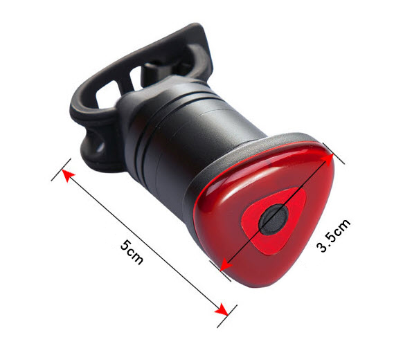 Đèn báo hiệu gắn sau xe đạp Fujizhe F025