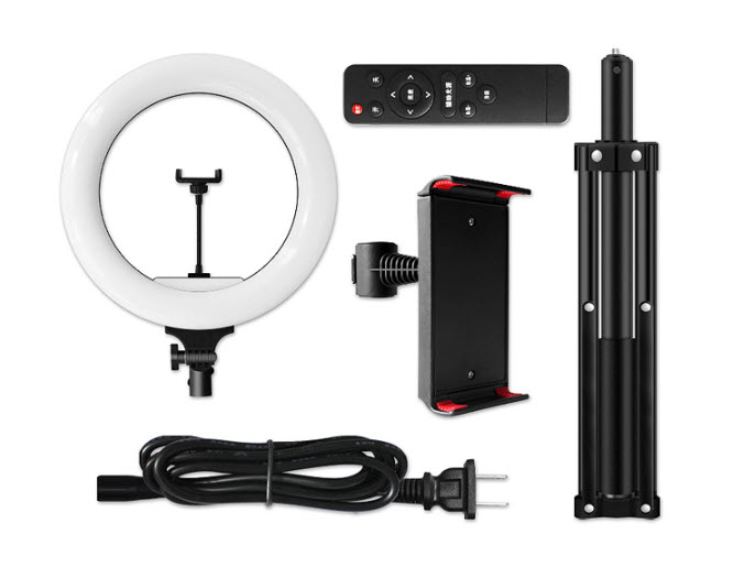 Đèn led livestream 32cm gắn ipad remote Doled DLXS6