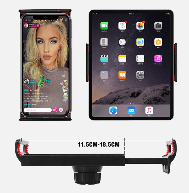 Đèn led livestream 32cm gắn ipad remote Doled DLXS6