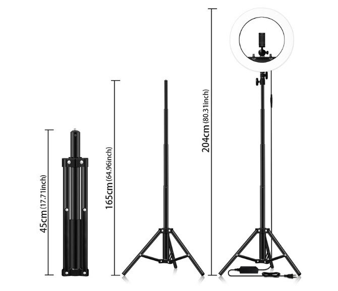 Đèn led livestream 36cm remote Doled DL1403
