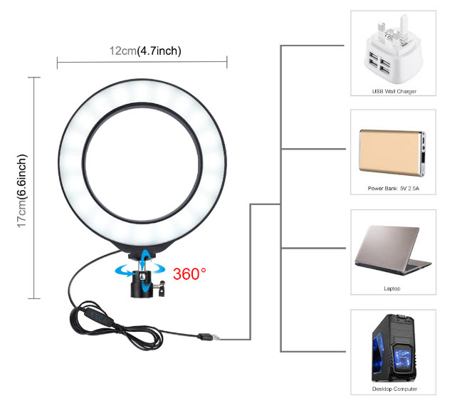 Đèn livestream review sản phẩm Puluz PKT3028