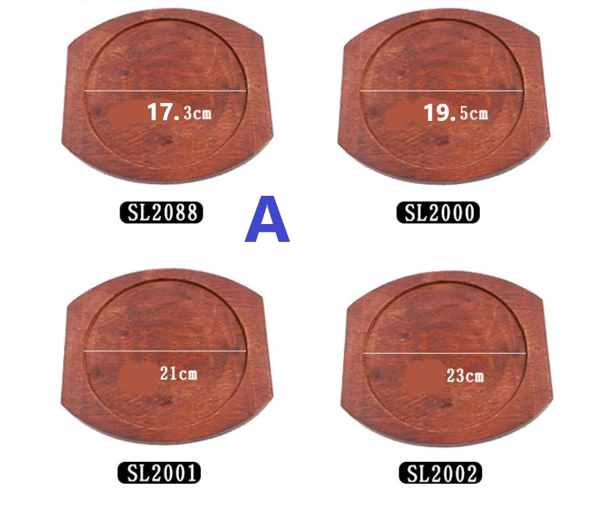 Đế gỗ lót chảo gang tròn nhiều size TeLi SL2088