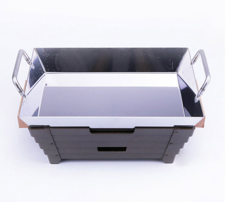 Khay hấp cá kèm bếp cồn hâm nóng hải sản các món ăn buffet OG7811B