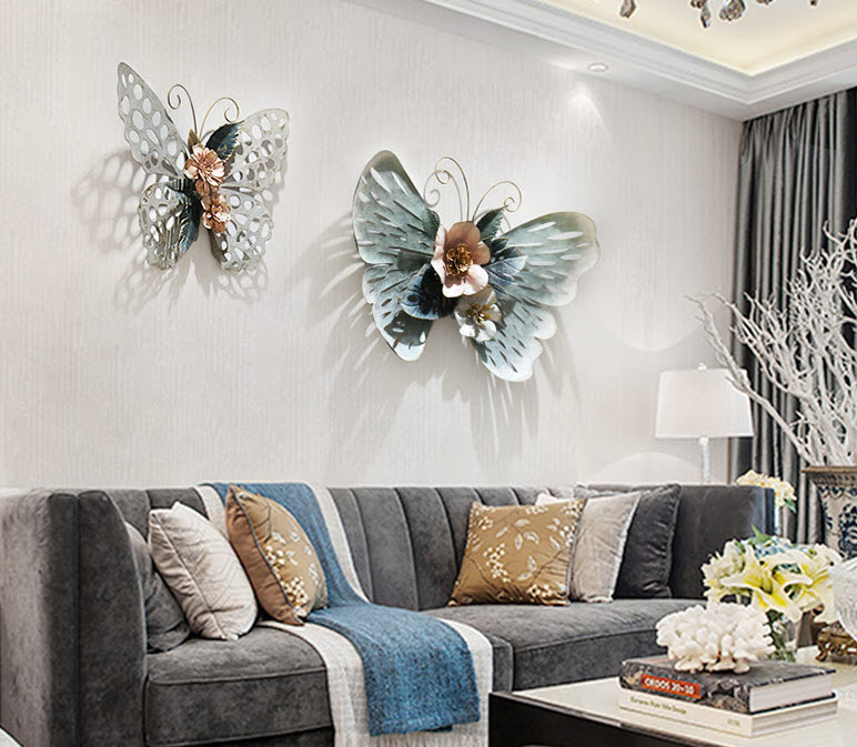 Đồ trang trí tường con bướm art Snnei SM4155