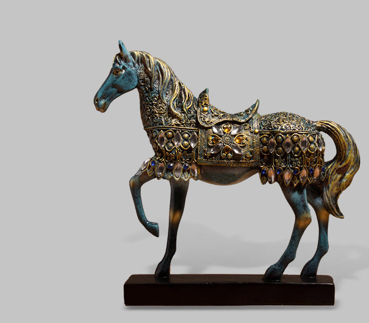 Phụ kiện trang trí để bàn ngựa chiến Goodluck FX068