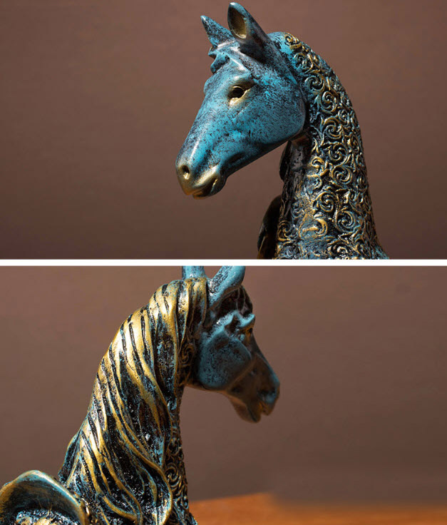 Phụ kiện trang trí để bàn ngựa chiến Goodluck FX068