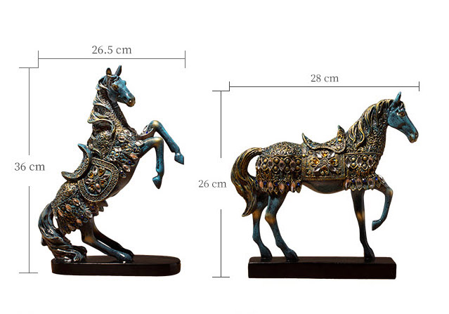 Phụ kiện trang trí để bàn ngựa chiến Goodluck FX068