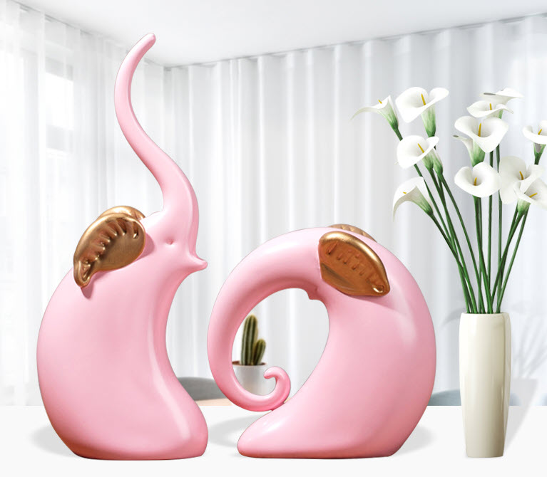 Đồ trang trí để bàn con voi Goodluck XR246