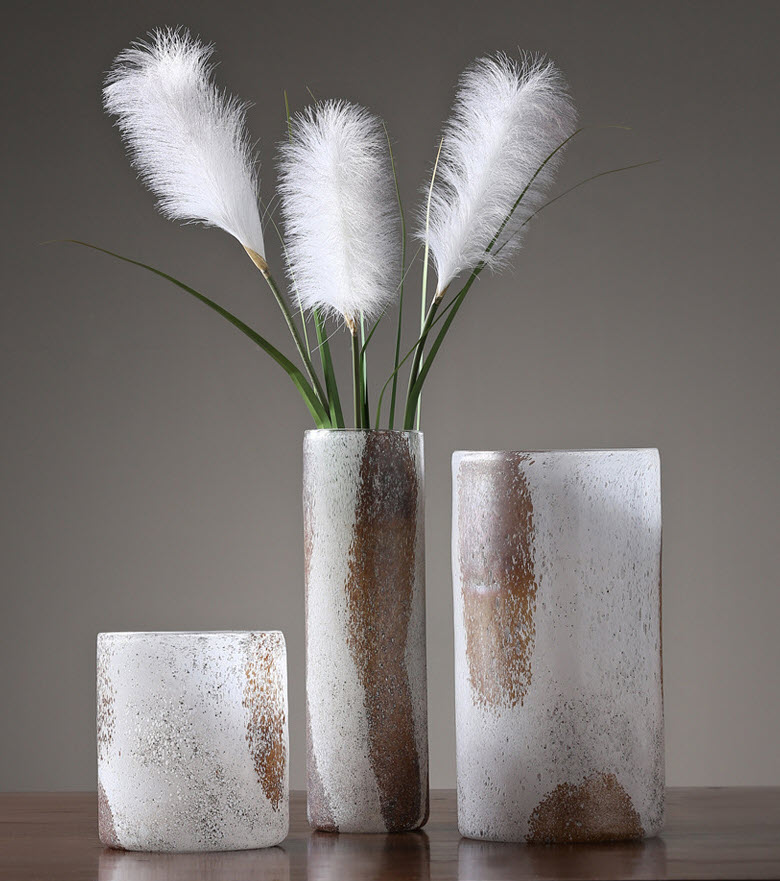 Bình bông thủy tinh handmade Bixuan FGZ428