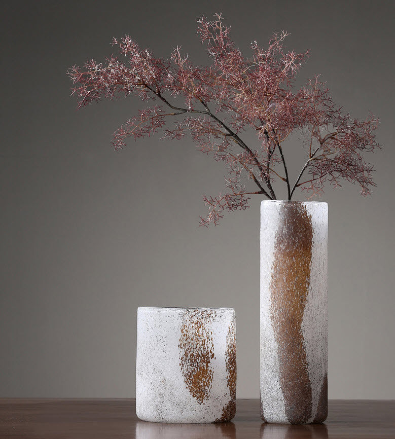 Bình bông thủy tinh handmade Bixuan FGZ428