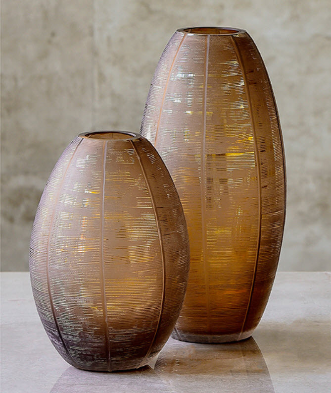 Bình bông thủy tinh handmade Bixuan BXS8611