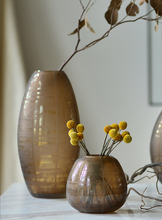 Bình bông thủy tinh handmade Bixuan BXS8611