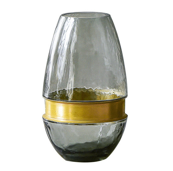 Bình bông thủy tinh handmade copper Bixuan BX1706