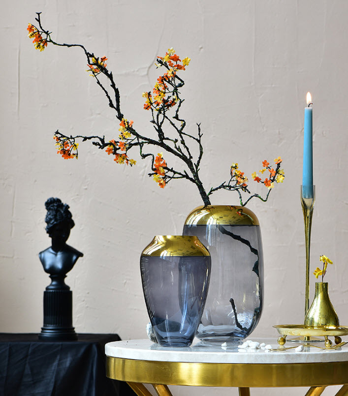 Bình bông thủy tinh handmade Bixuan HZ6005