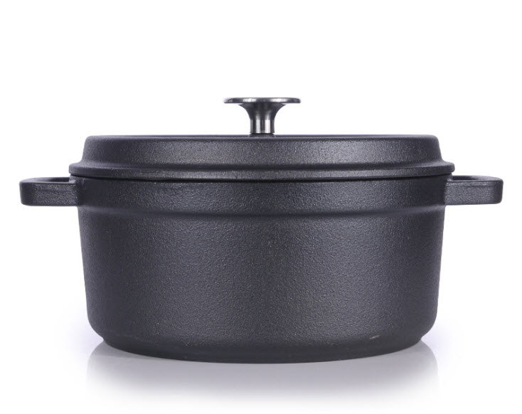 Nồi gang thô 25cm không chống dính Chef WH10099