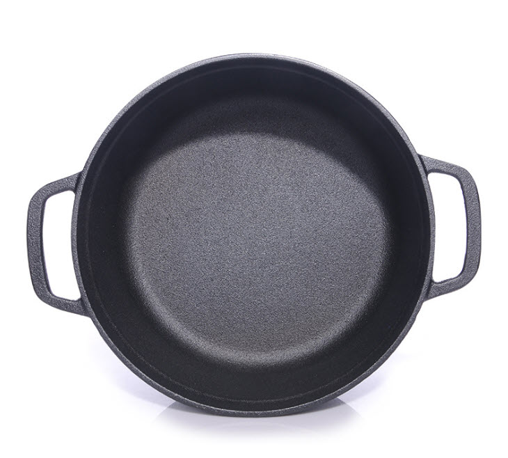 Nồi gang thô 25cm không chống dính Chef WH10099
