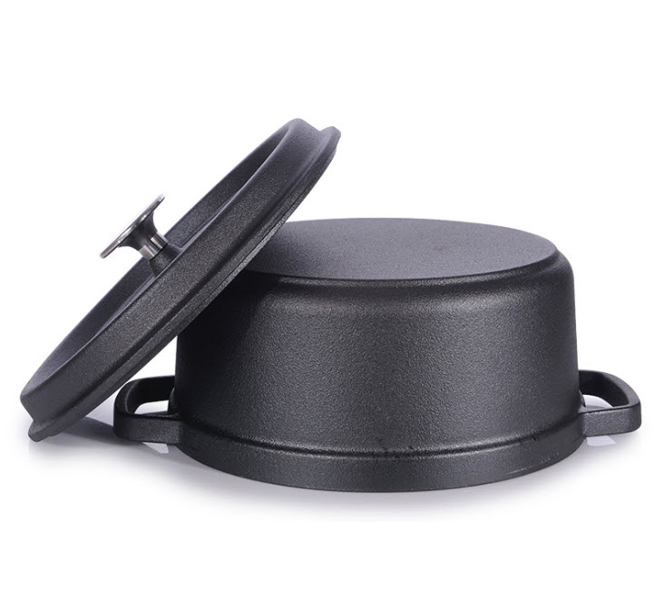 Nồi gang thô 25cm không chống dính Chef WH10099