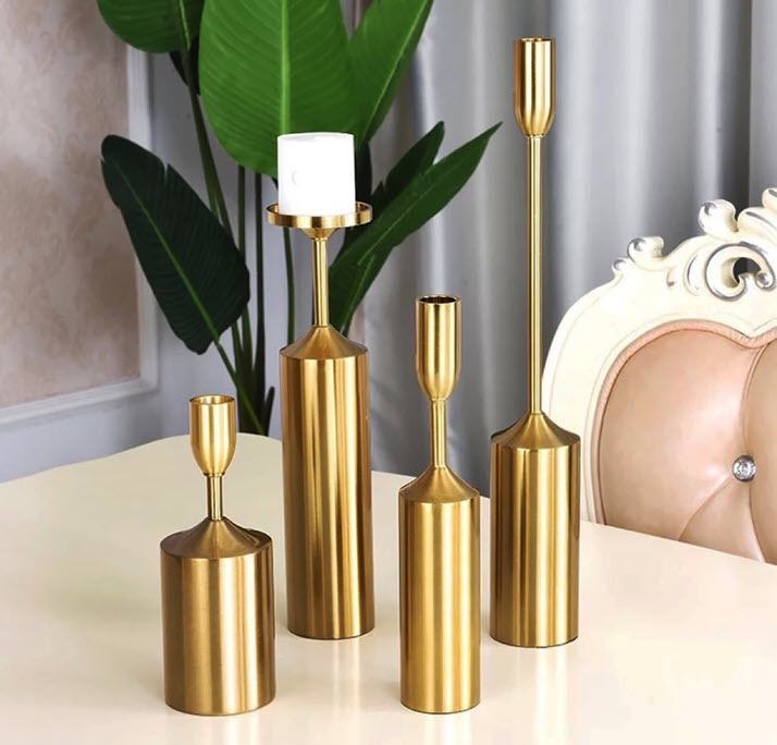 Chân nến trang trí 6 món Hibee HB54454