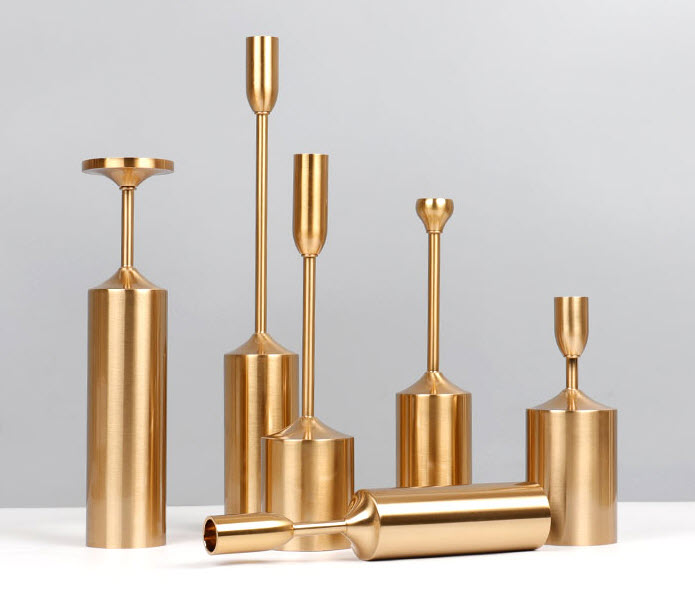 Chân nến trang trí 6 món Hibee HB54454