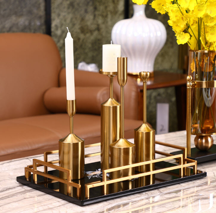 Chân nến trang trí 6 món Hibee HB54454