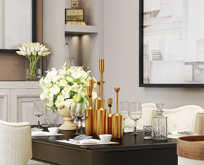 Chân nến trang trí 6 món Hibee HB54454