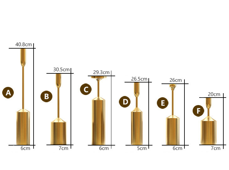 Chân nến trang trí 6 món Hibee HB54454