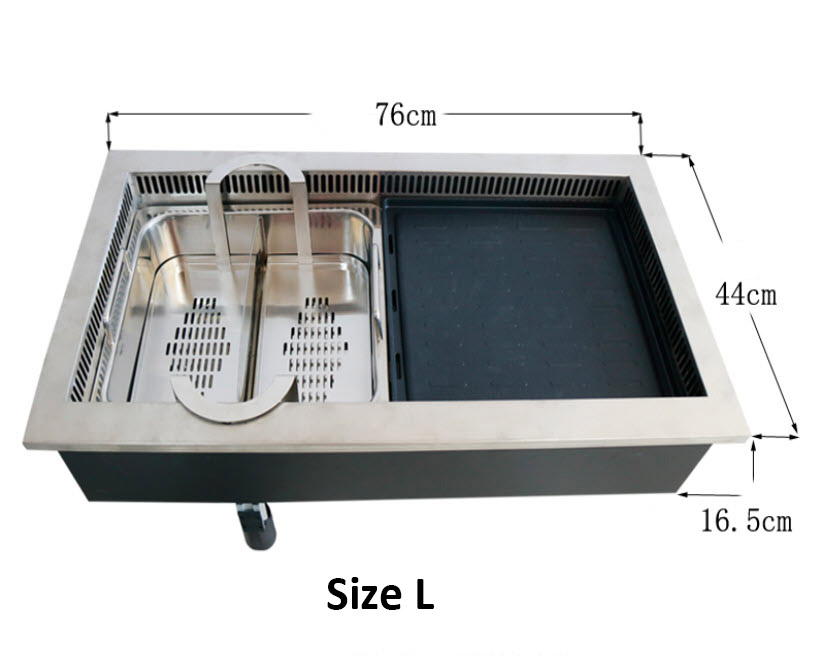 Lẩu nướng điện nâng tự động Yawei YW760