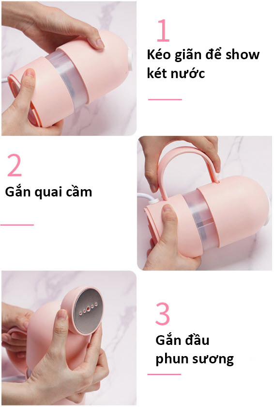 Bàn ủi hơi nước cầm tay Salav SL001