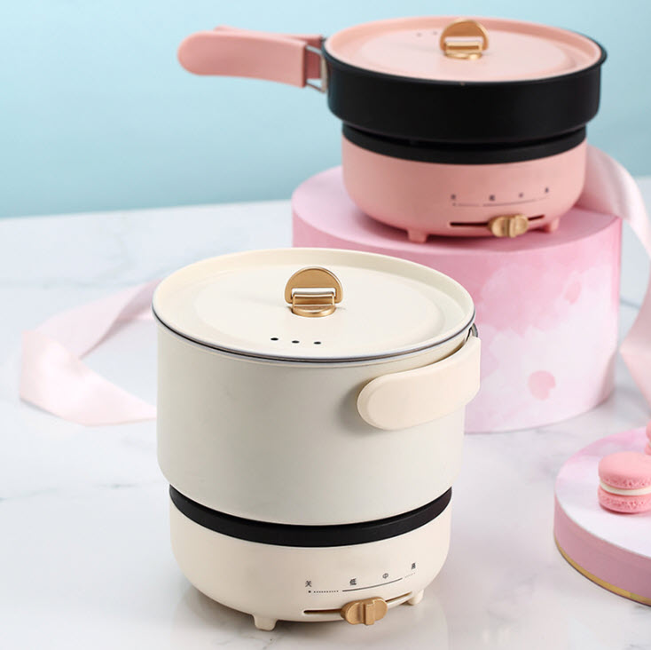 Bộ bếp điện nồi chảo mini Meisu ADS001