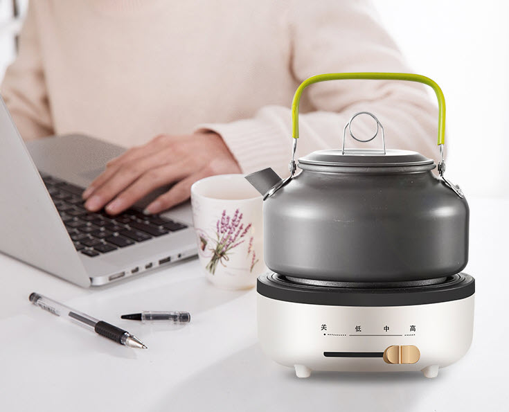 Bộ bếp điện nồi chảo mini Meisu ADS001