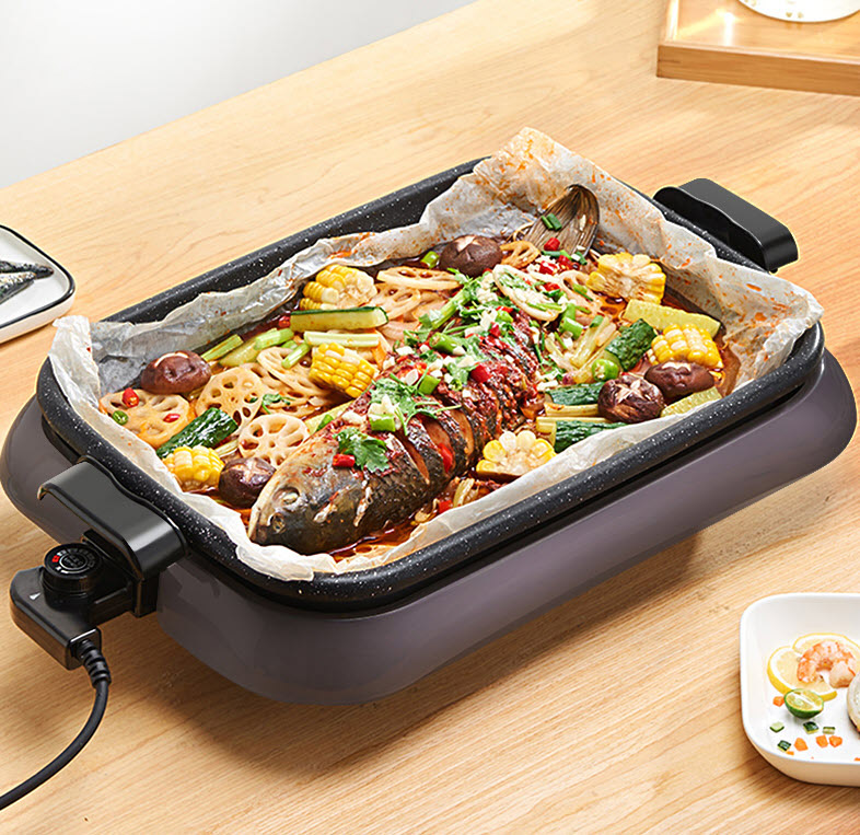 Nồi đa năng ăn lẩu nướng BBQ Jupai QY505