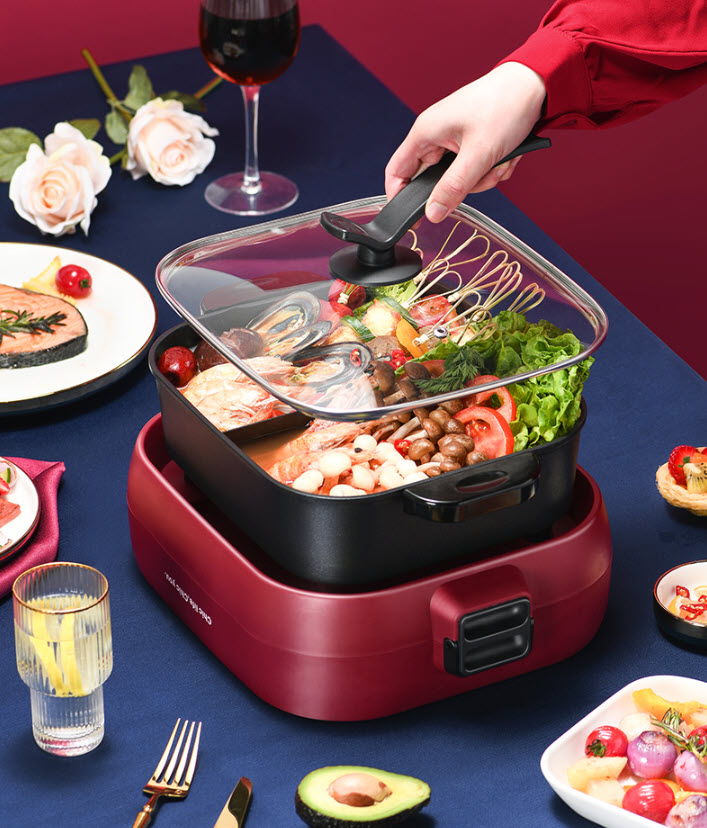 Nồi đa năng ăn lẩu nướng BBQ Aoran A3