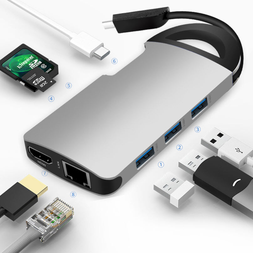 Hub kết nối Laptop với thiết bị khác Galdor GDC21