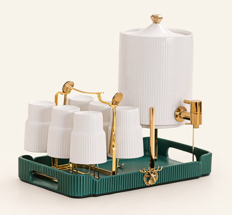Bộ bình ly đựng nước sứ Forsuna FR001
