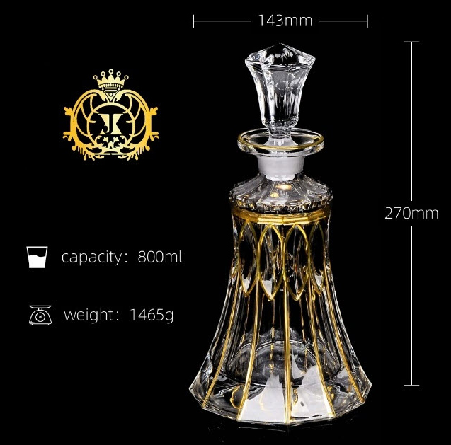 Bộ bình ly uống rượu tây Jin JX924501
