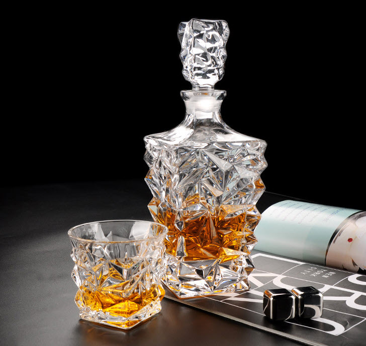Bộ bình ly uống whisky pha lê bình đựng whisky ly whisky JX100108