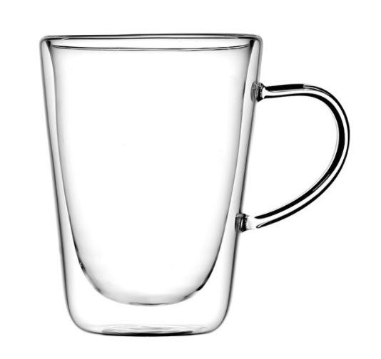 Ly uống cafe thủy tinh cách nhiệt Duoter DT266492