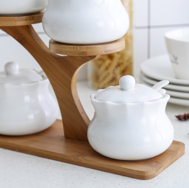Bộ đựng gia vị 4 ngăn Garley A7172