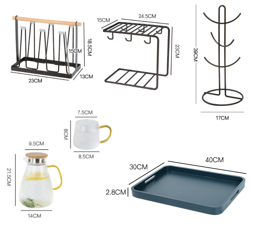 Bộ bình ly đựng nước thủy tinh Prince SHP03