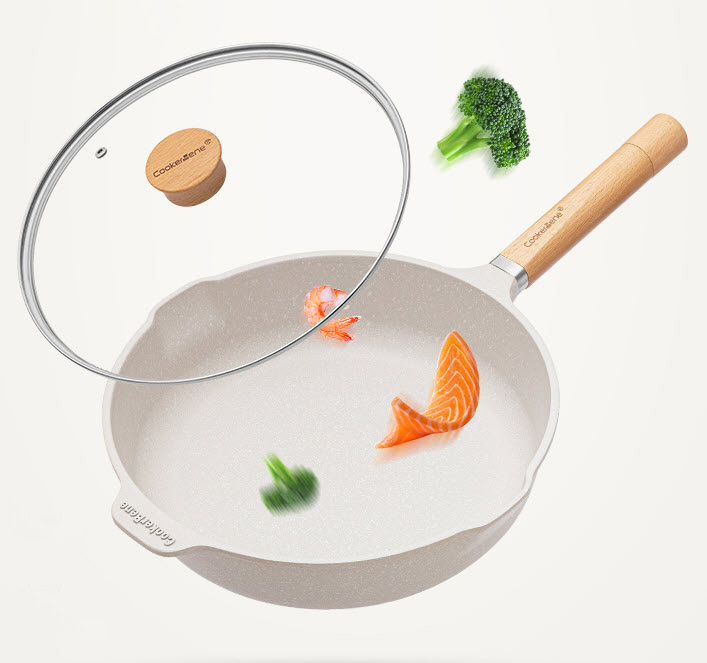 Chảo vân đá 5 lớp 30cm CookerHene CK200604