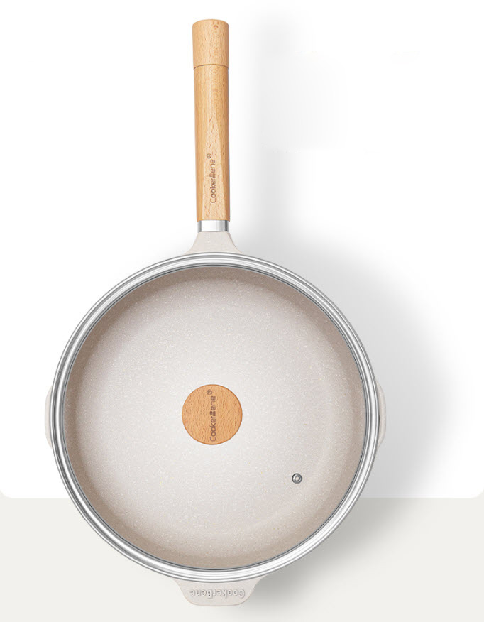 Chảo vân đá 5 lớp 30cm CookerHene CK200604