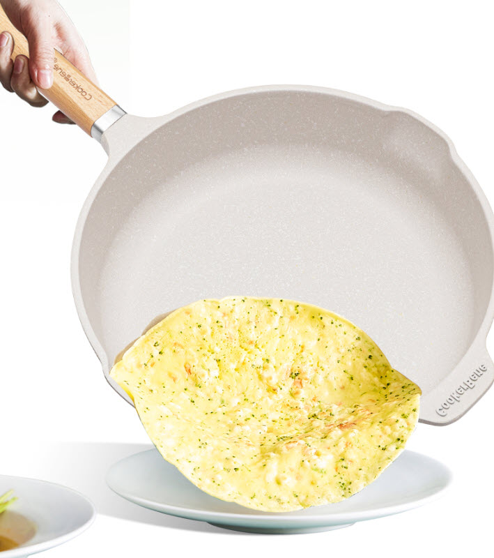Chảo vân đá 5 lớp 30cm CookerHene CK200604