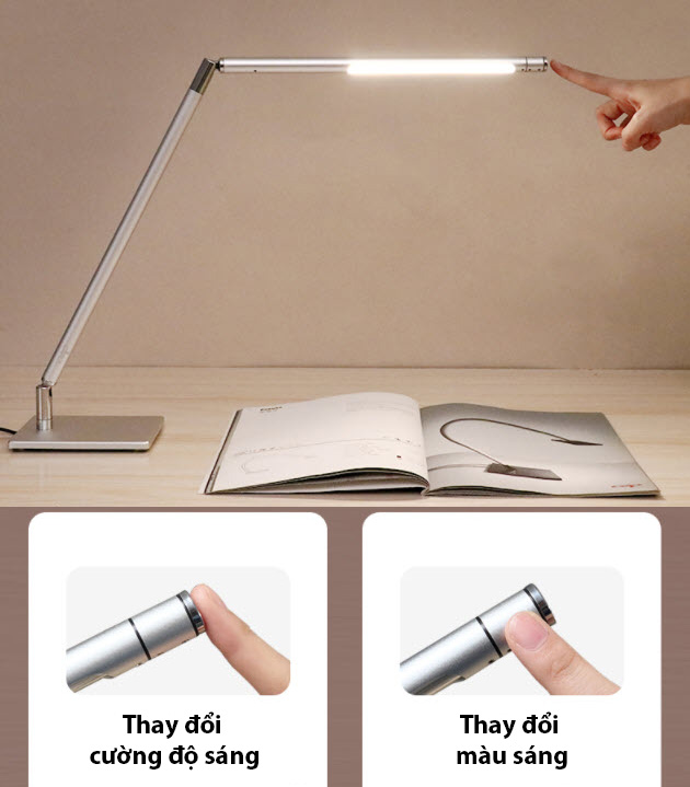 Đèn led bàn đèn học cảm ứng CEP MDCL18