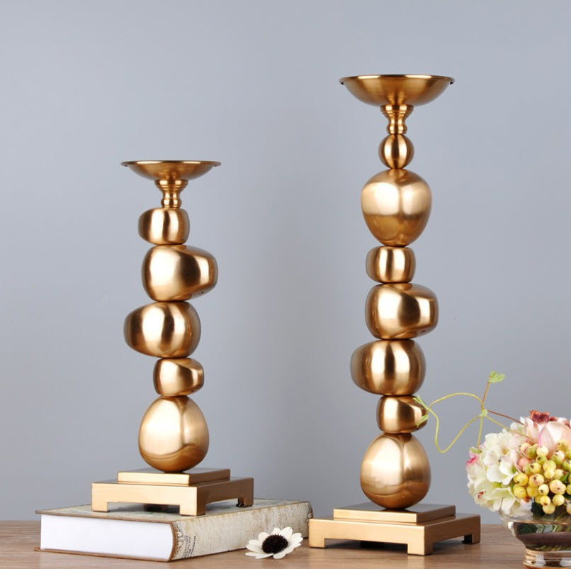 Chân nến để bàn trang trí Huajiang HJ3522