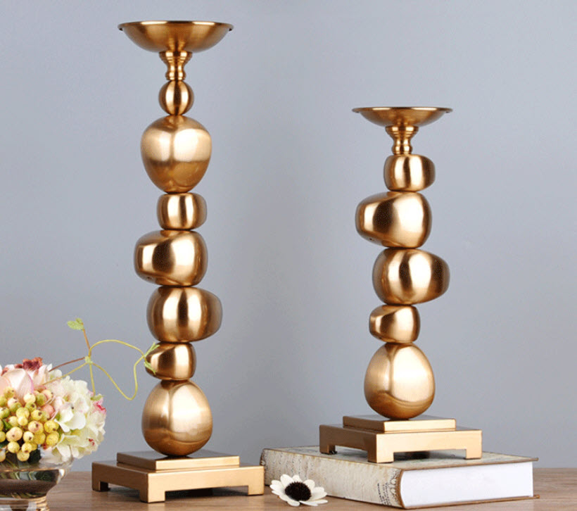 Chân nến để bàn trang trí Huajiang HJ3522