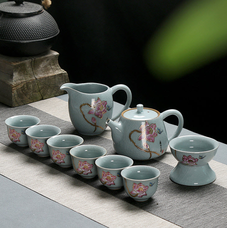Bộ tách trà sứ ceramics Shengda RY088