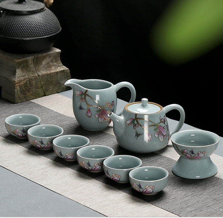 Bộ tách trà sứ ceramics Shengda RY088