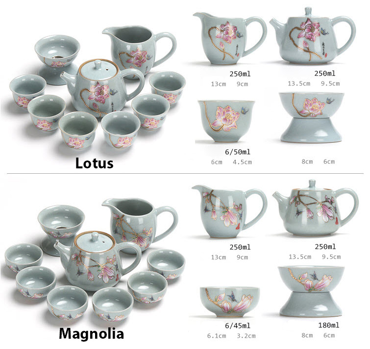 Bộ tách trà sứ ceramics Shengda RY088