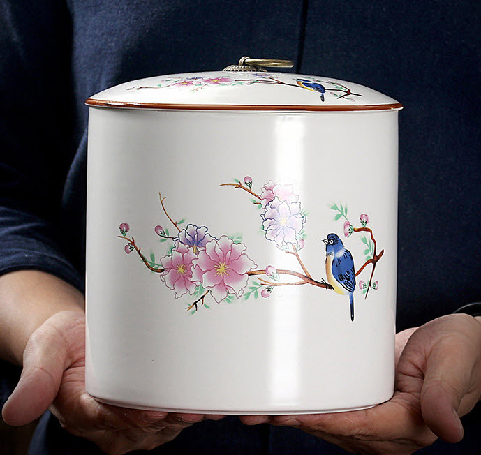 Hộp đựng trà khô sứ ceramics Shengda YG0025